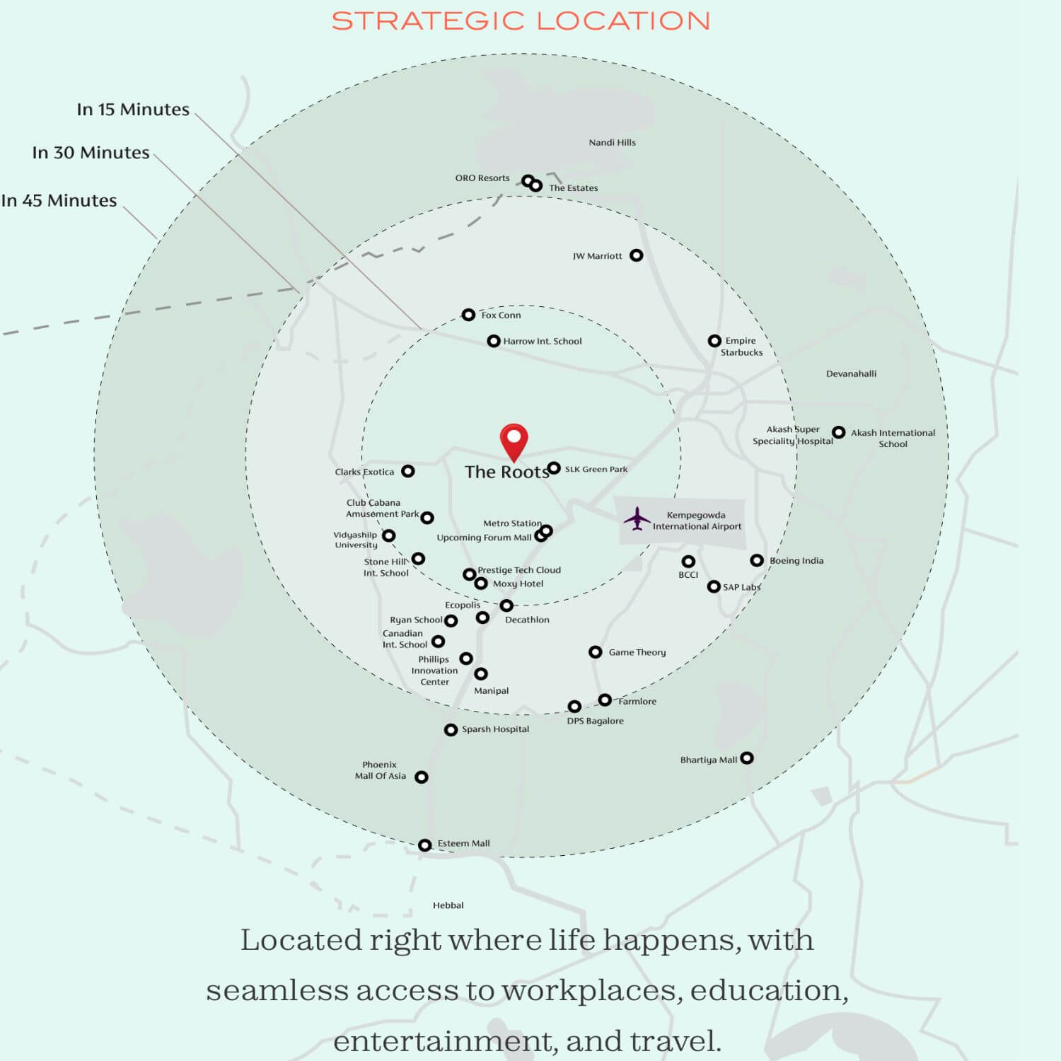 Svam The Roots Devanahalli Location Map